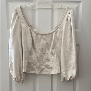 Free People Cream Women's Top